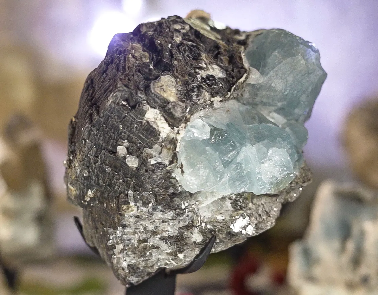 QUARTZO COM TOPÁZIO AZUL