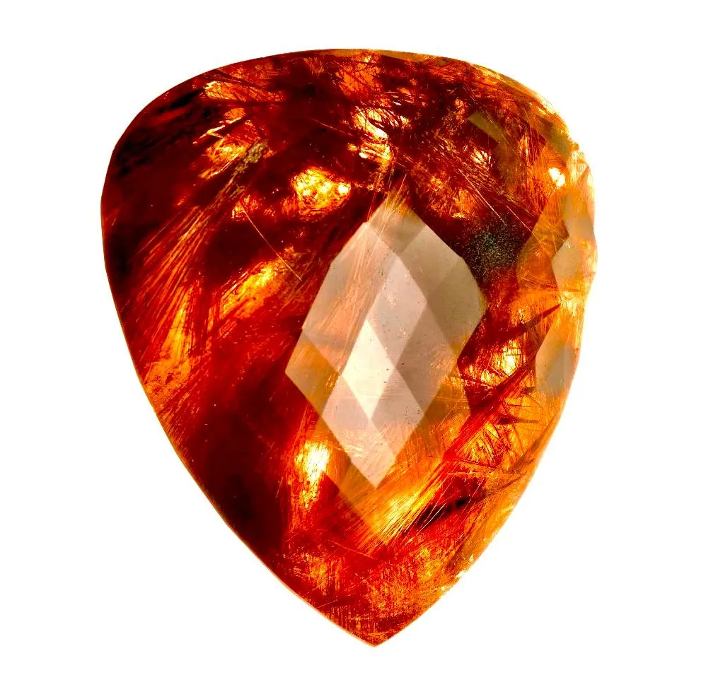 QUARTZO FACETADO COM RÚTILO FACHO – 2 KG